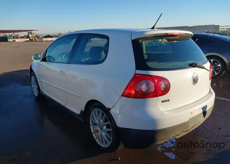 2007 Volkswagen Gti 2-Door/Fahrenheit z USA, uszkodzony, nr VIN WVWFV71K47W114126